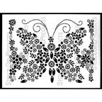 StencilGirl Butterfly Lace Stencil ll1096