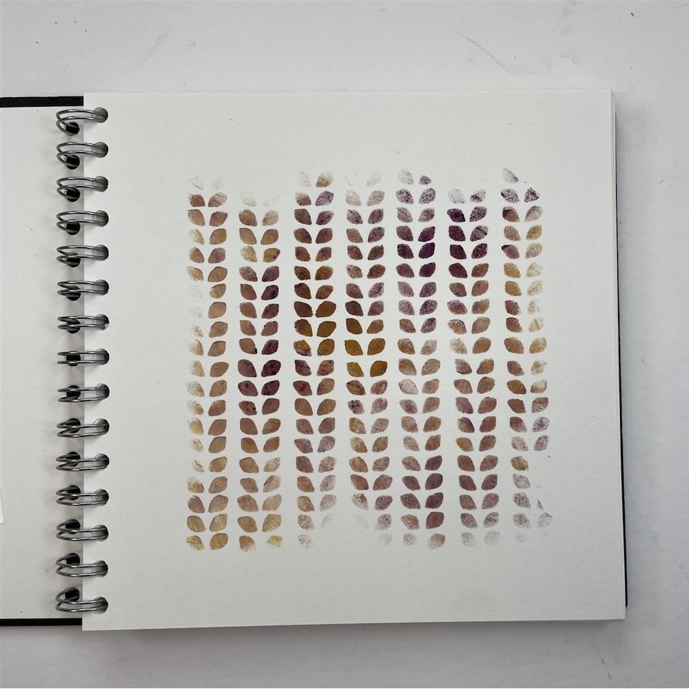 StencilGirl Calm Flow Stencil sa1027 brown