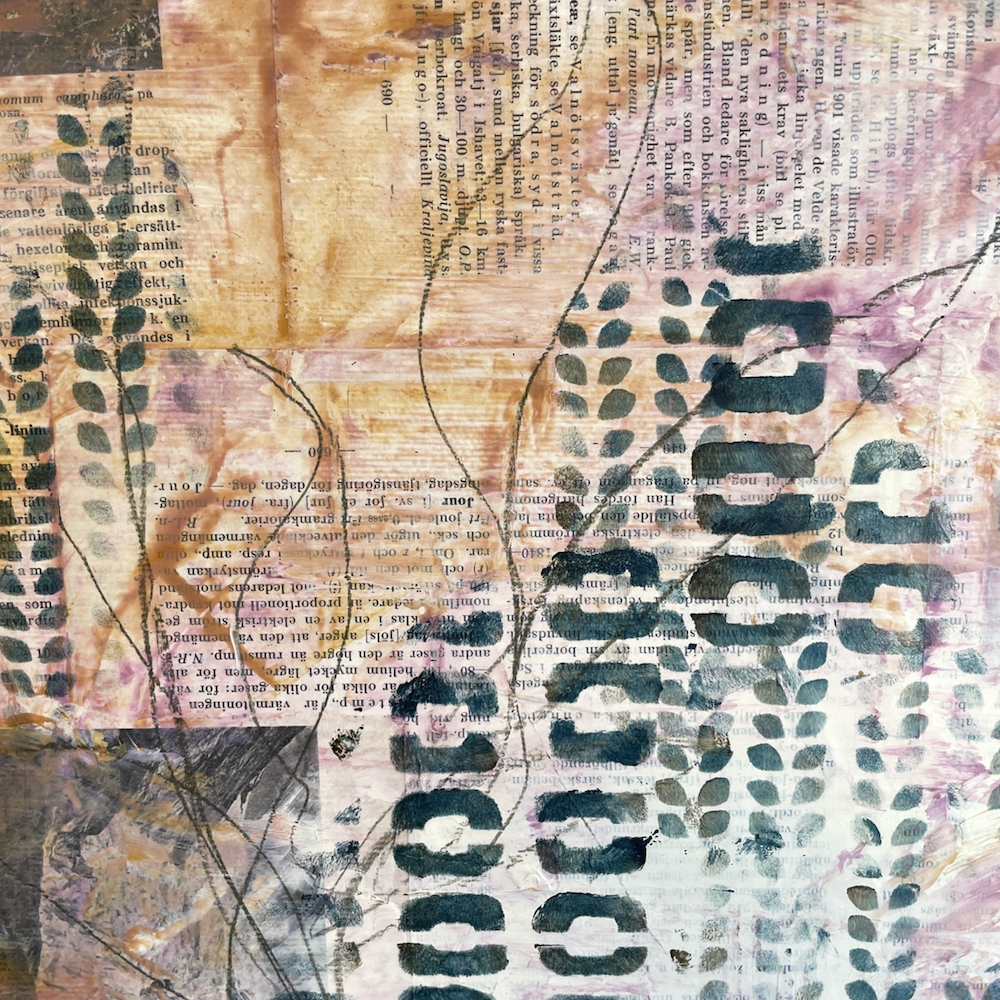 StencilGirl Calm Flow Stencil sa1027 layers