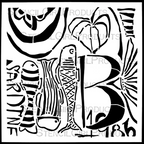 StencilGirl Canned Stencil sa1059