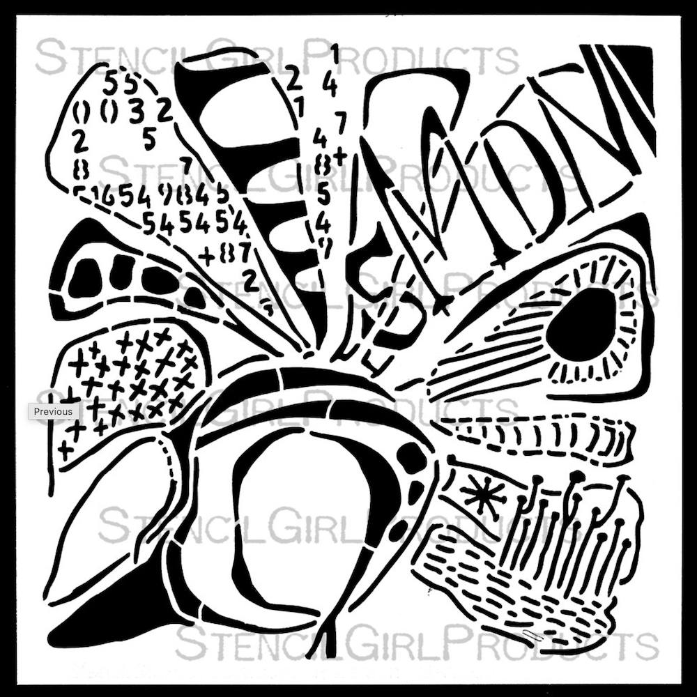 StencilGirl Chicken Little Stencil sa1060