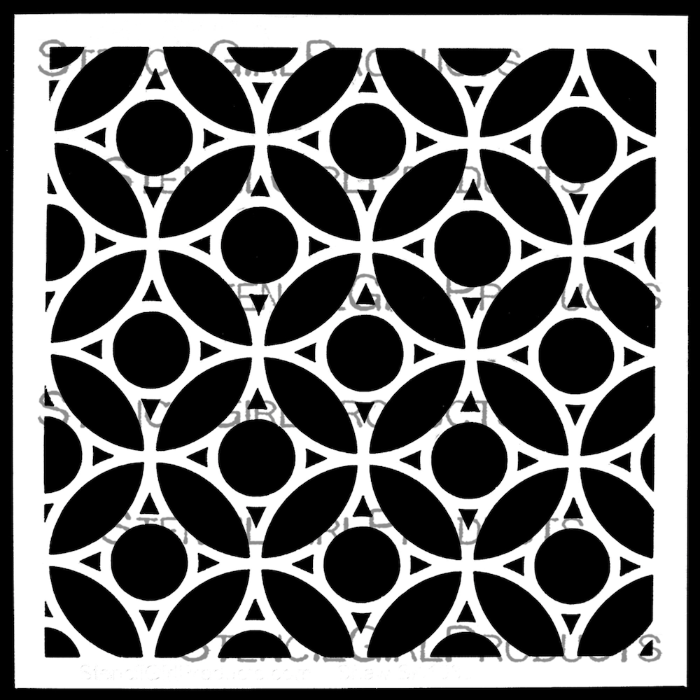 StencilGirl Circle Interface Stencil sa1035