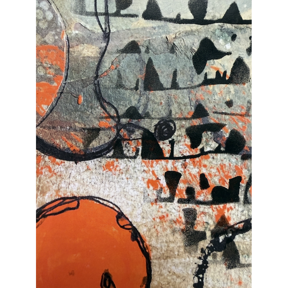 StencilGirl Cliff Dwellers Stencil sa1049 orange and black