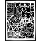 StencilGirl Collage I Stencil ll1045
