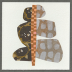 StencilGirl Compact Collage Patterns Stencil ll1097 shape