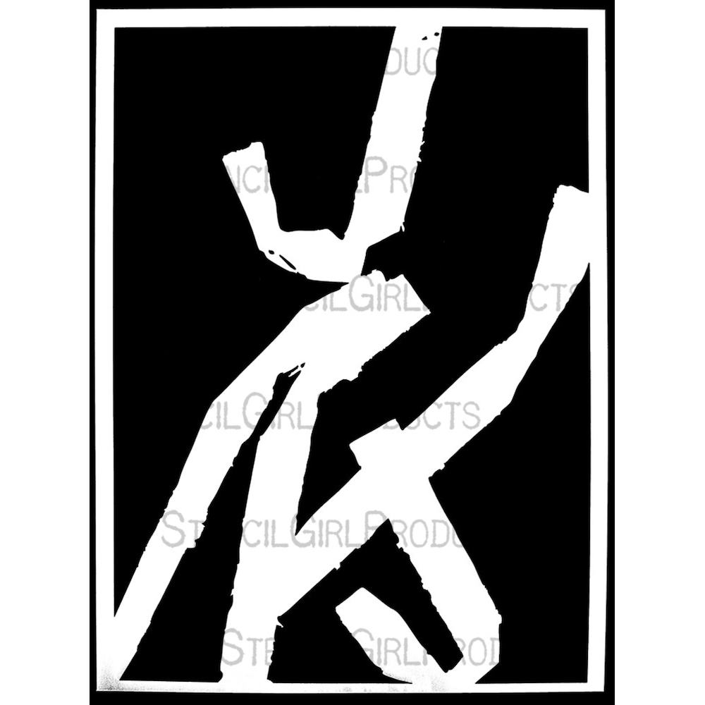 StencilGirl Crimp Stencil ll1088