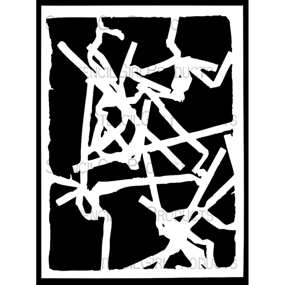 StencilGirl Crinkle Stencil ll1087