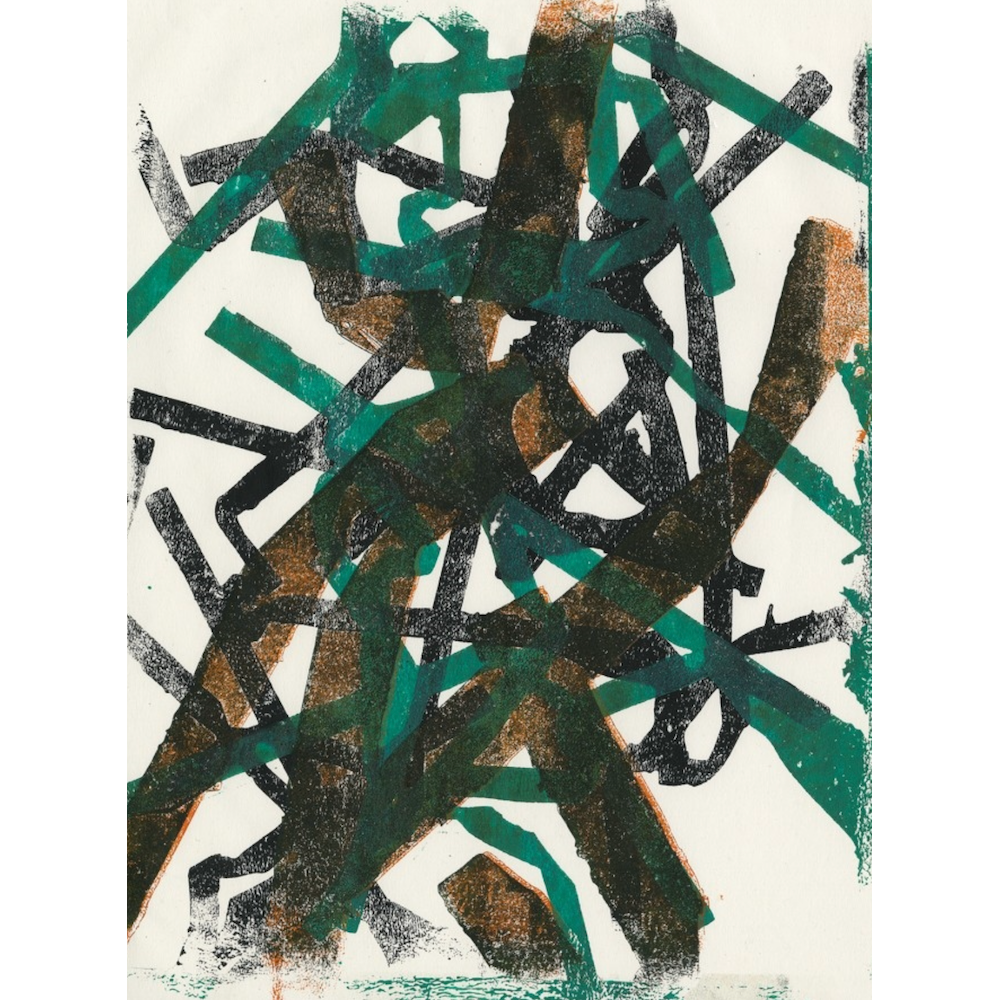 StencilGirl Crinkle Stencil ll1087 green