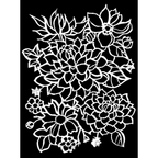 StencilGirl Dahlias Large Stencil ll1085