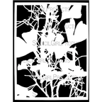 StencilGirl Daniels Ginkgo Stencil ll1093