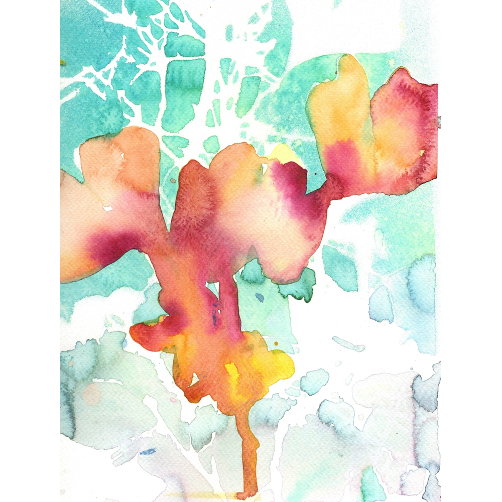 StencilGirl Daniels Ginkgo Stencil ll1093 red