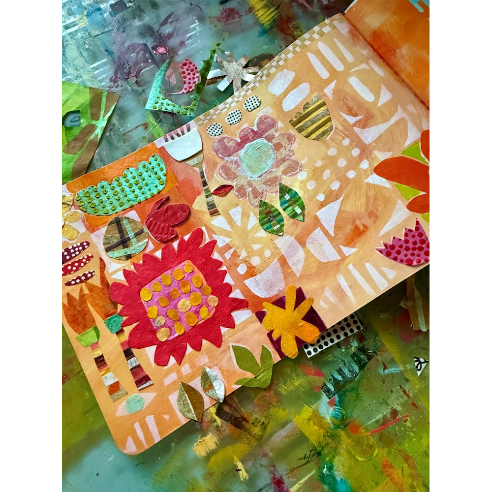 StencilGirl Doodle Stencil ll1083 colorful
