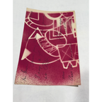 StencilGirl Ebb and Flow Stencil ll1063 red