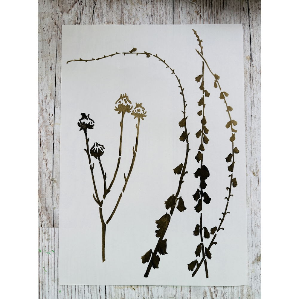 StencilGirl Fading Blooms Stencil ll1066 product