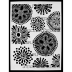 StencilGirl Folksy Rounds Stencil ll1048