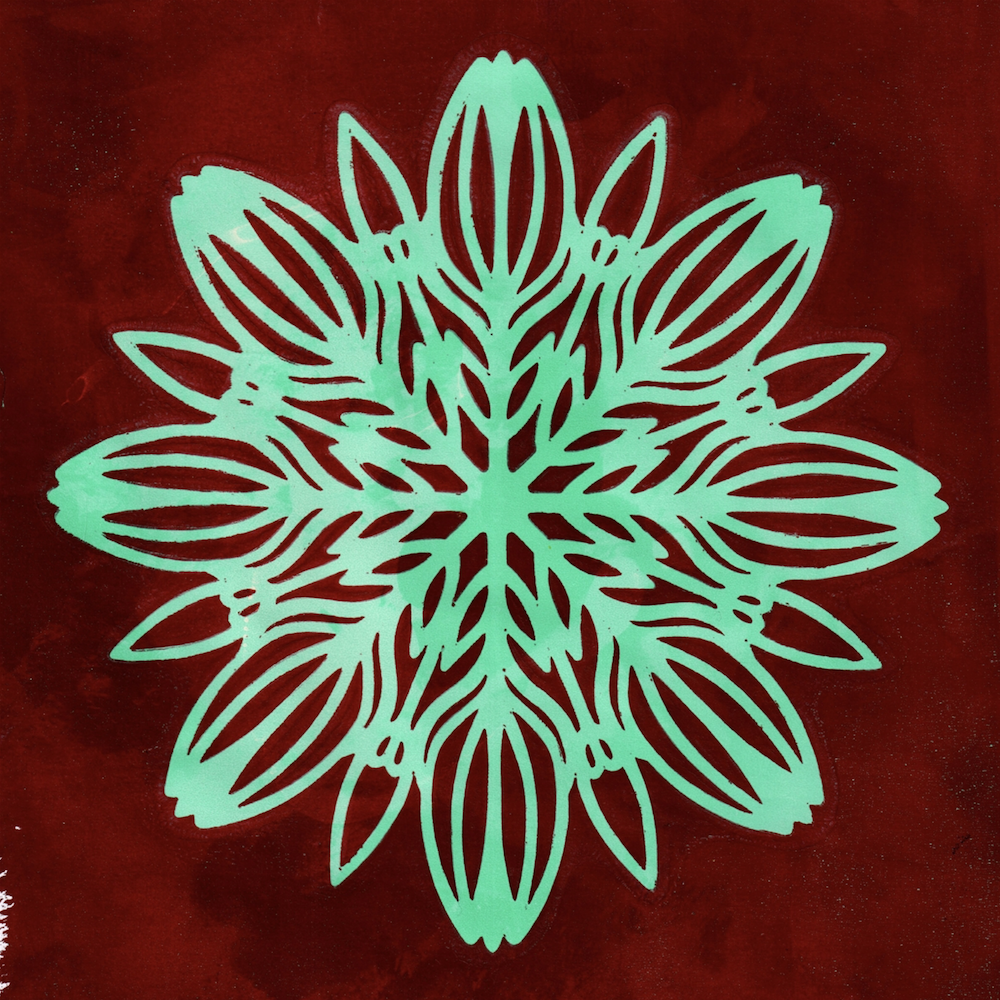StencilGirl From Holland with Love Stencil sa1012 green