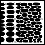 StencilGirl Mid-Century Ovals Stencil sa1019