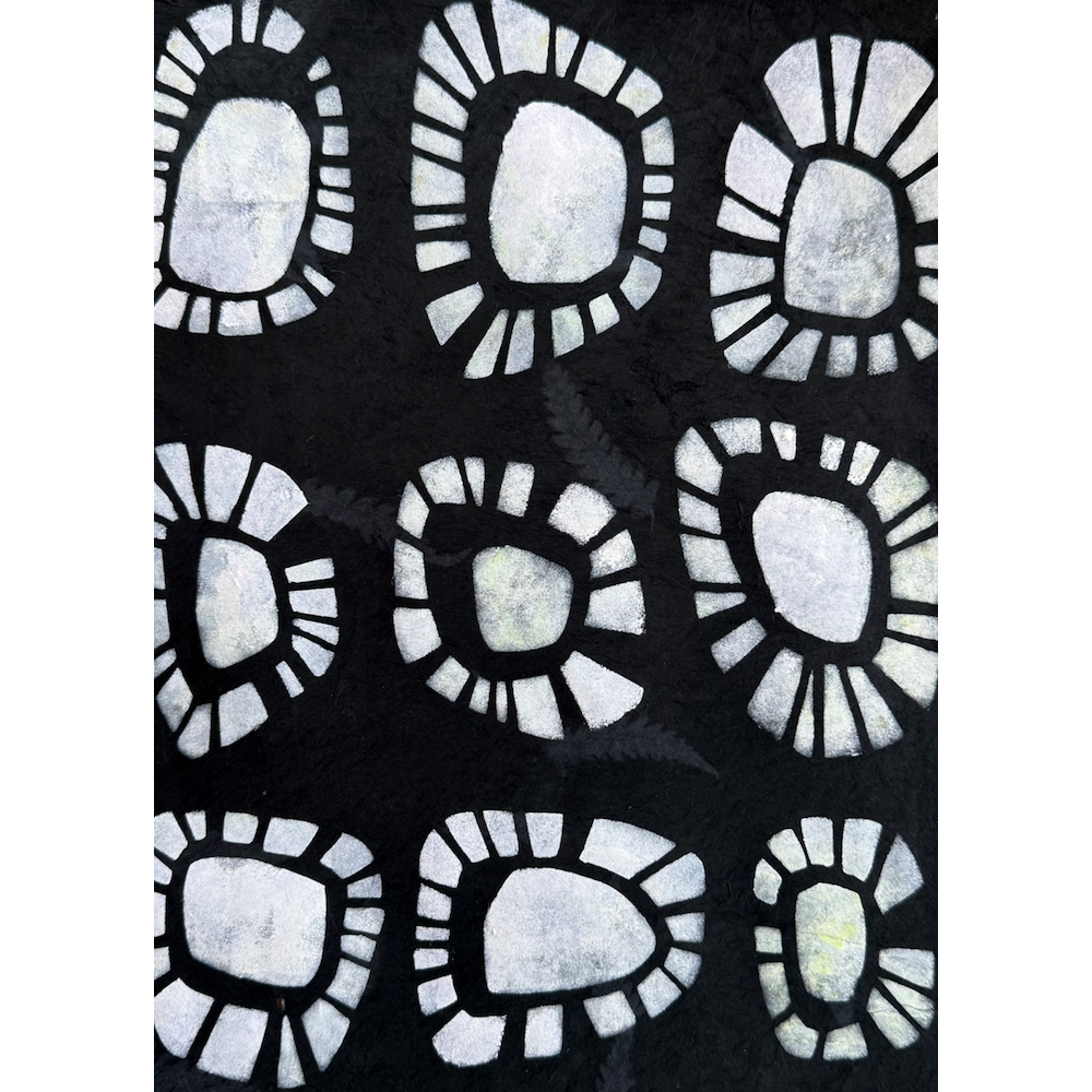 StencilGirl Mid Century Inspired Shapes Stencil ll1052 black