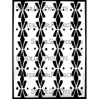 StencilGirl Mid Century Pattern Stencil ll1053