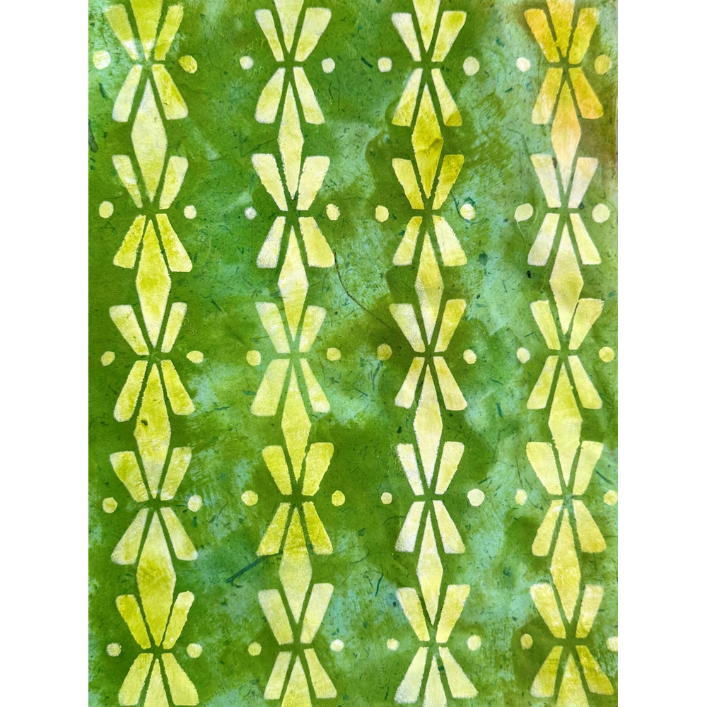 StencilGirl Mid Century Pattern Stencil ll1053 green