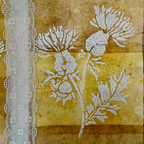 StencilGirl Milk Thistle Stencil sa1015 yellow