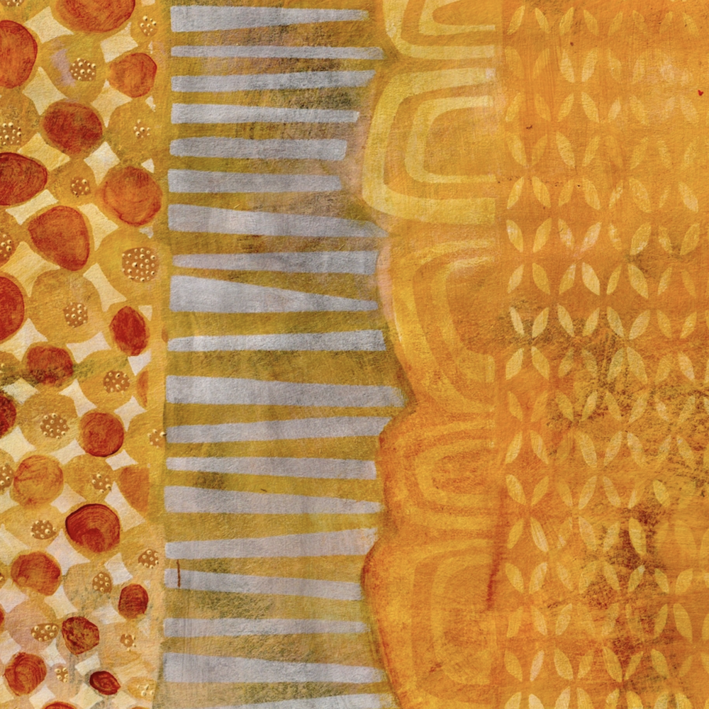 StencilGirl Modern Trifecta Stencil ll1073 orange