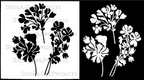 StencilGirl Petite Stem Mask Stencil sa1053