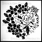 StencilGirl Petite Vine Stencil sa1054