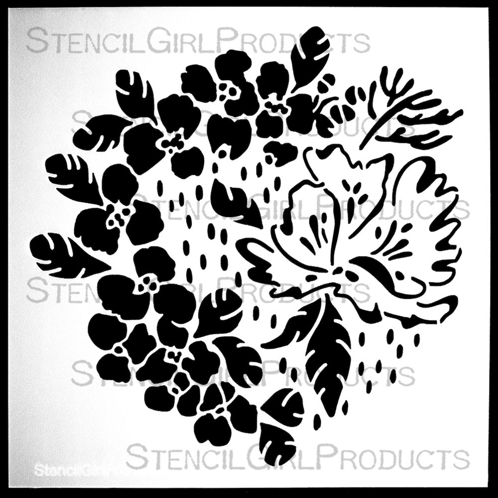 StencilGirl Petite Vine Stencil sa1054