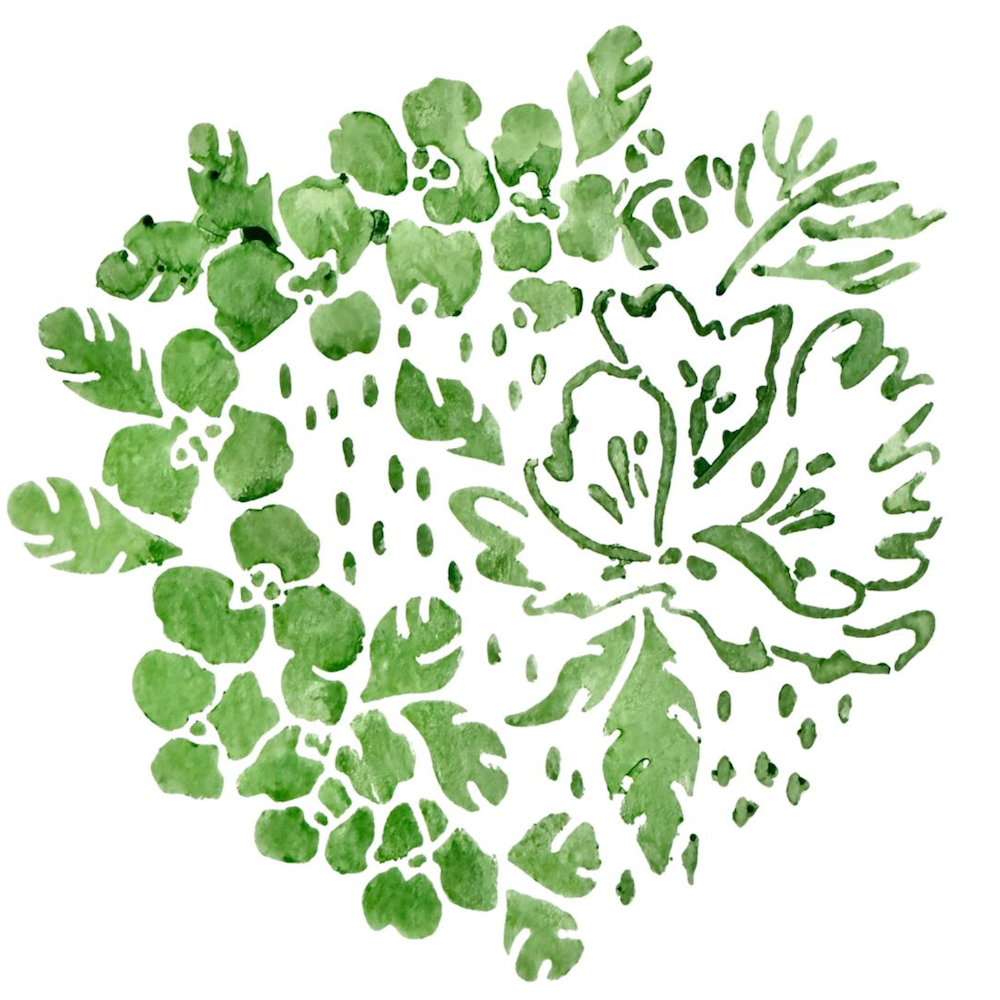 StencilGirl Petite Vine Stencil sa1054 green
