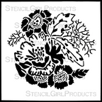 StencilGirl Petite Wildflower Stencil sa1055