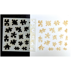 StencilGirl Puzzle Pieces Stencil sa1016 sample