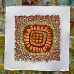 StencilGirl Queen Ann's Lace Stencil sa1042 orange