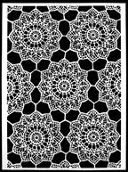 StencilGirl Round Doilies Stencil ll1110