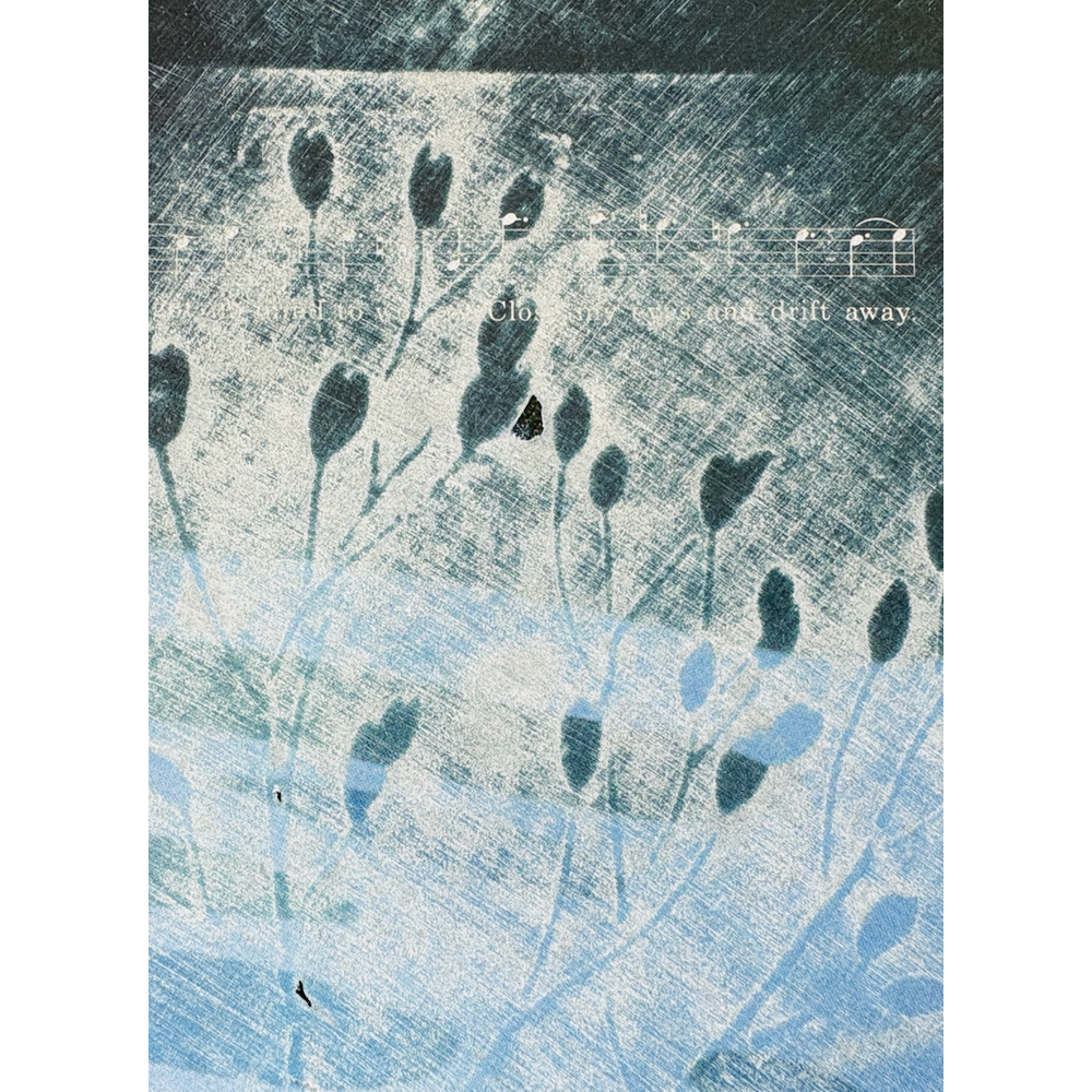 StencilGirl Seedhead Silhouettes Stencil sa1021 blue