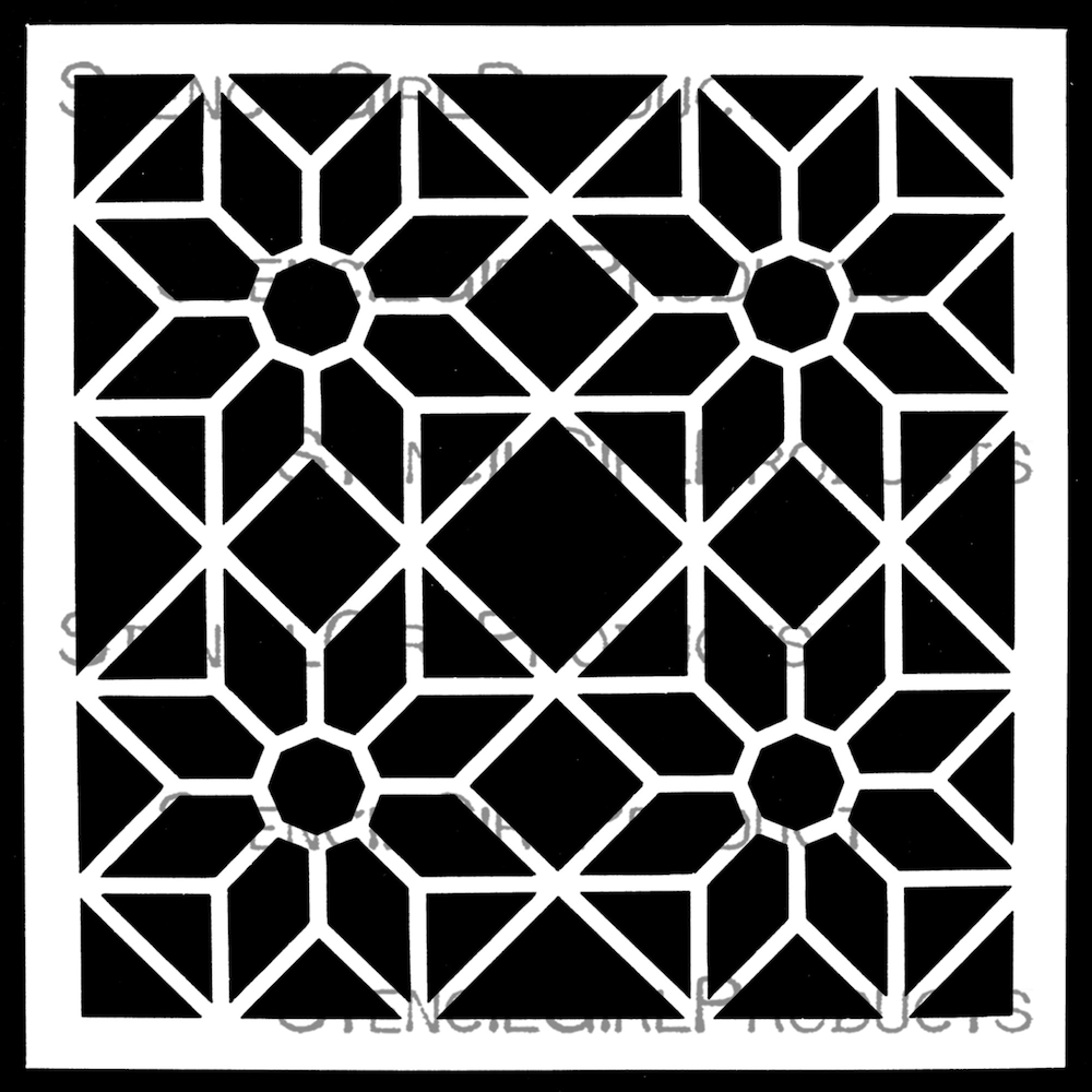 StencilGirl Star Tile Stencil sa1033
