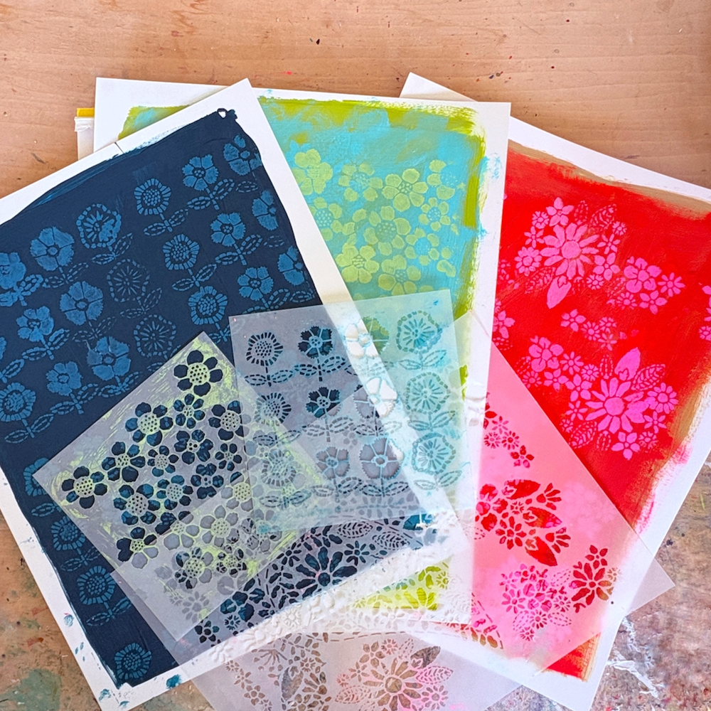 StencilGirl Wildflower Scatter Stencil sa1043 product