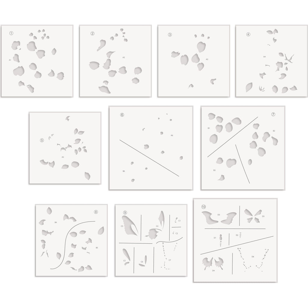 Altenew Flutter & Bloom Simple Coloring Stencils alt10040 product image