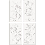 Altenew Peony and Lilac Swag Simple Coloring Stencils alt10146 layering guide