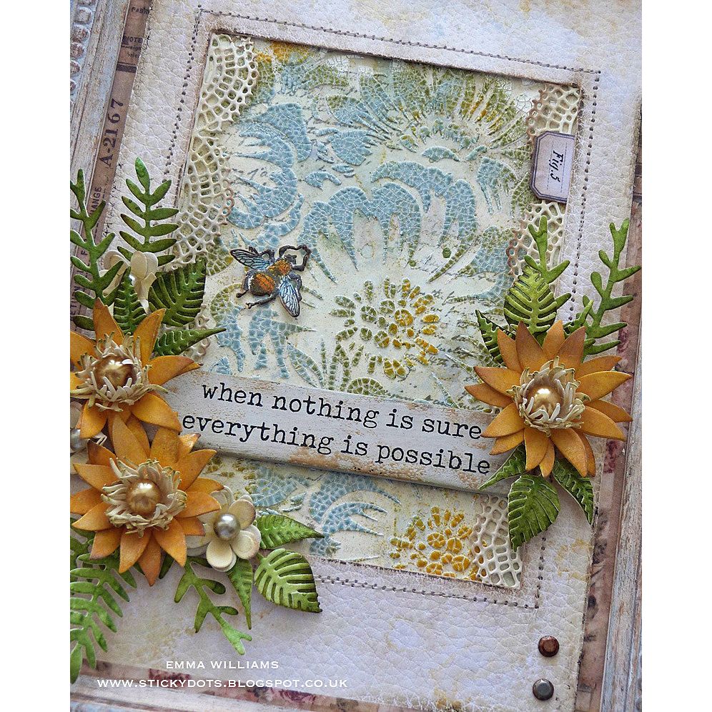 Tim Holtz Layering Stencil BOUQUET THS143 blooms | color-code:ALT01