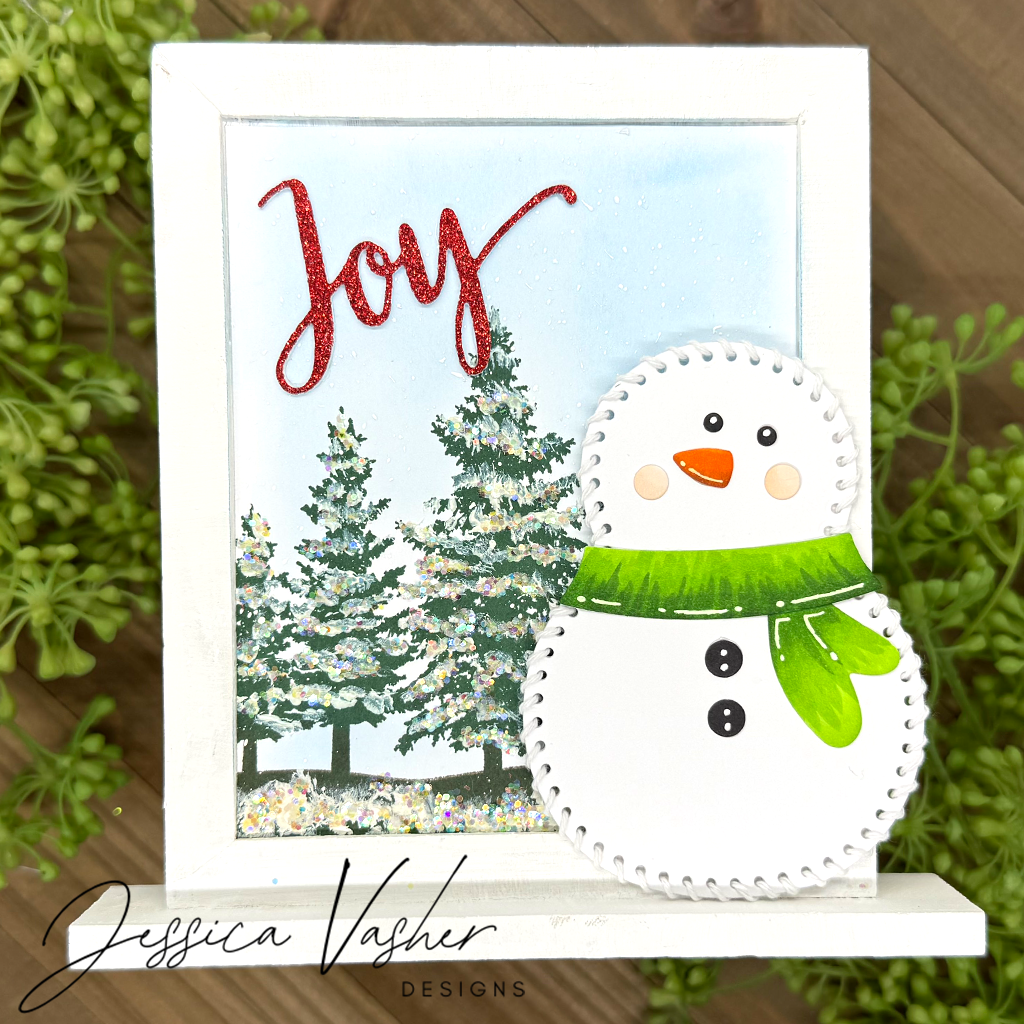 Simon Says Stamp Stitching Snowman Wafer Dies s1102 DieCember Holiday Card