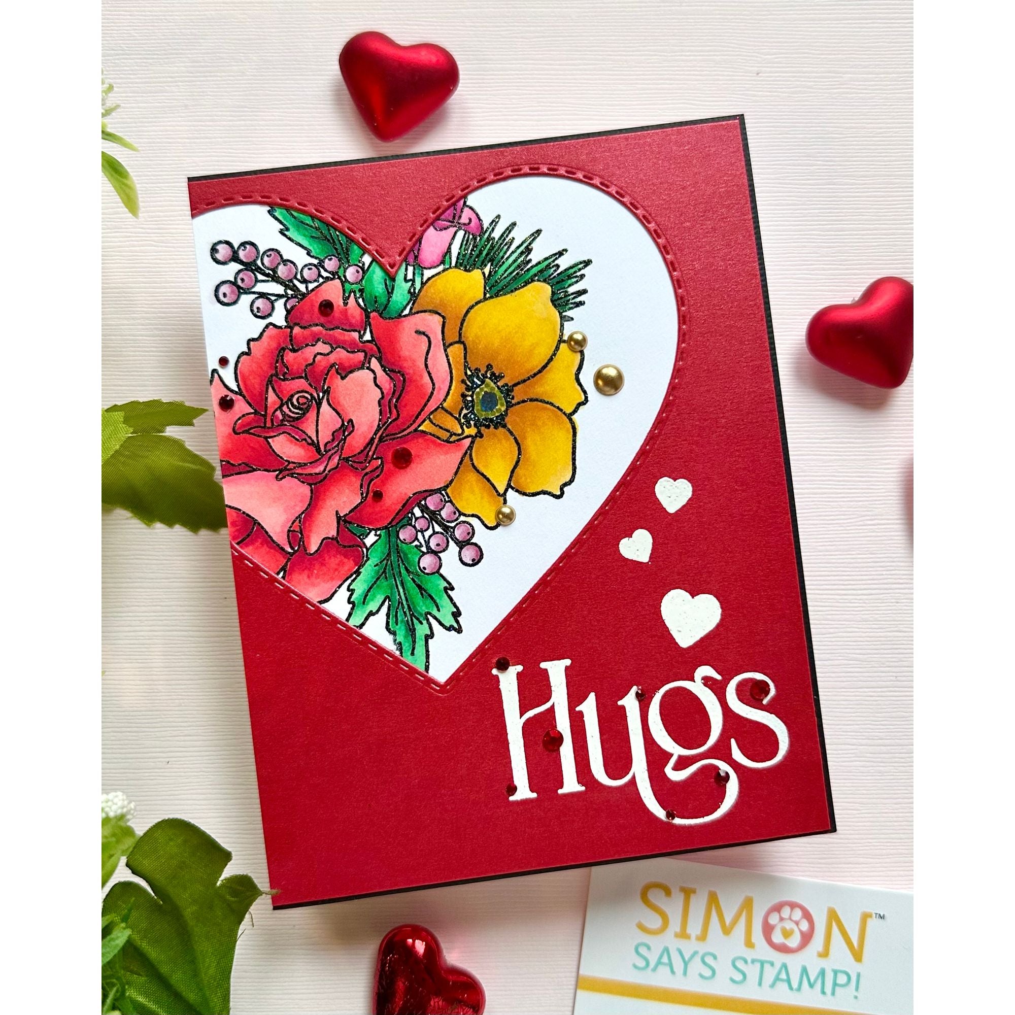 Simon Says Stamp Heart to Heart Collection I Want It All Stand-Alone Dies set1161sa