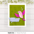 Pretty Pink Posh Stitched Hummingbirds Dies