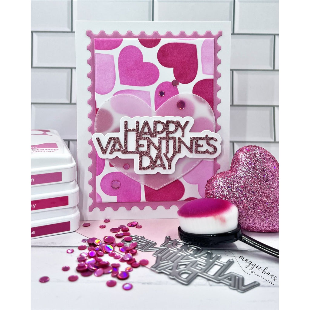 Simon Says Stamp Stitched Rounded Hearts Wafer Dies 1567sd Heart to Heart