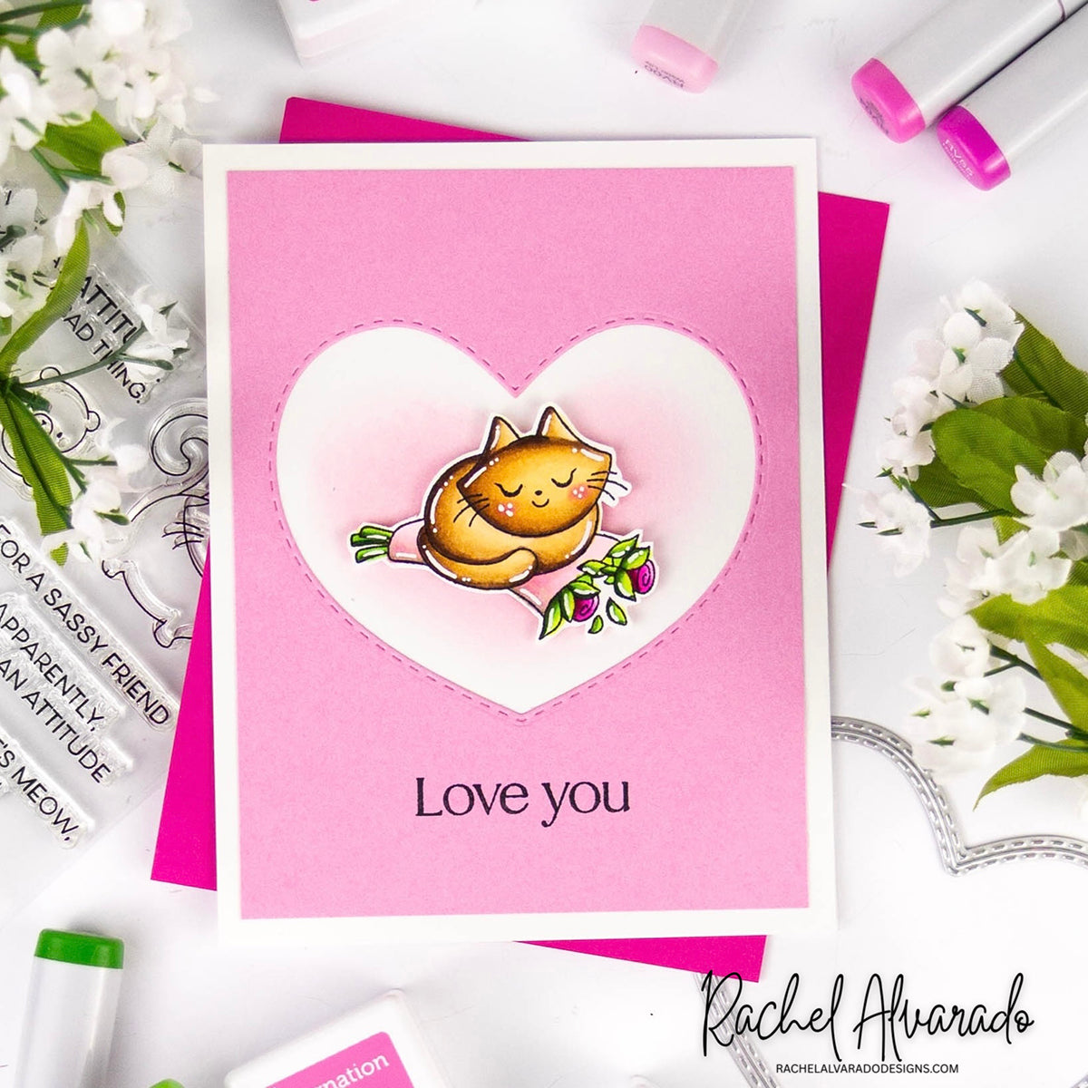 Simon Says Stamp Stitched Rounded Hearts Wafer Dies 1567sd Heart to Heart