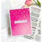 Simon Says Stamp Embossing Folder Stitched Flowers sf497 STAMPtember Birthday Card | color-code:ALT05