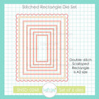 Sweet 'N Sassy Stitched Rectangles Dies snsd-0248