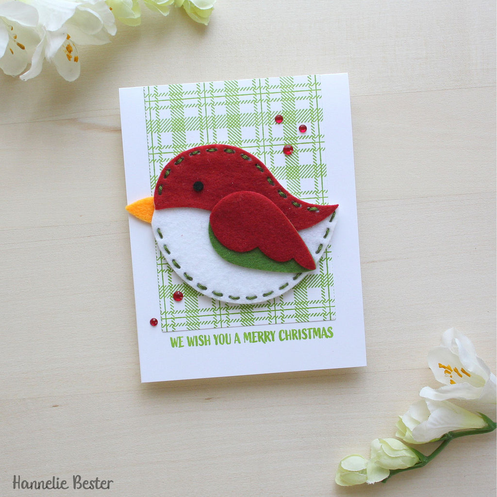 Simon Says Stamp Stitching Birdie Wafer Dies s1105 DieCember Holiday Card | color-code:ALT04