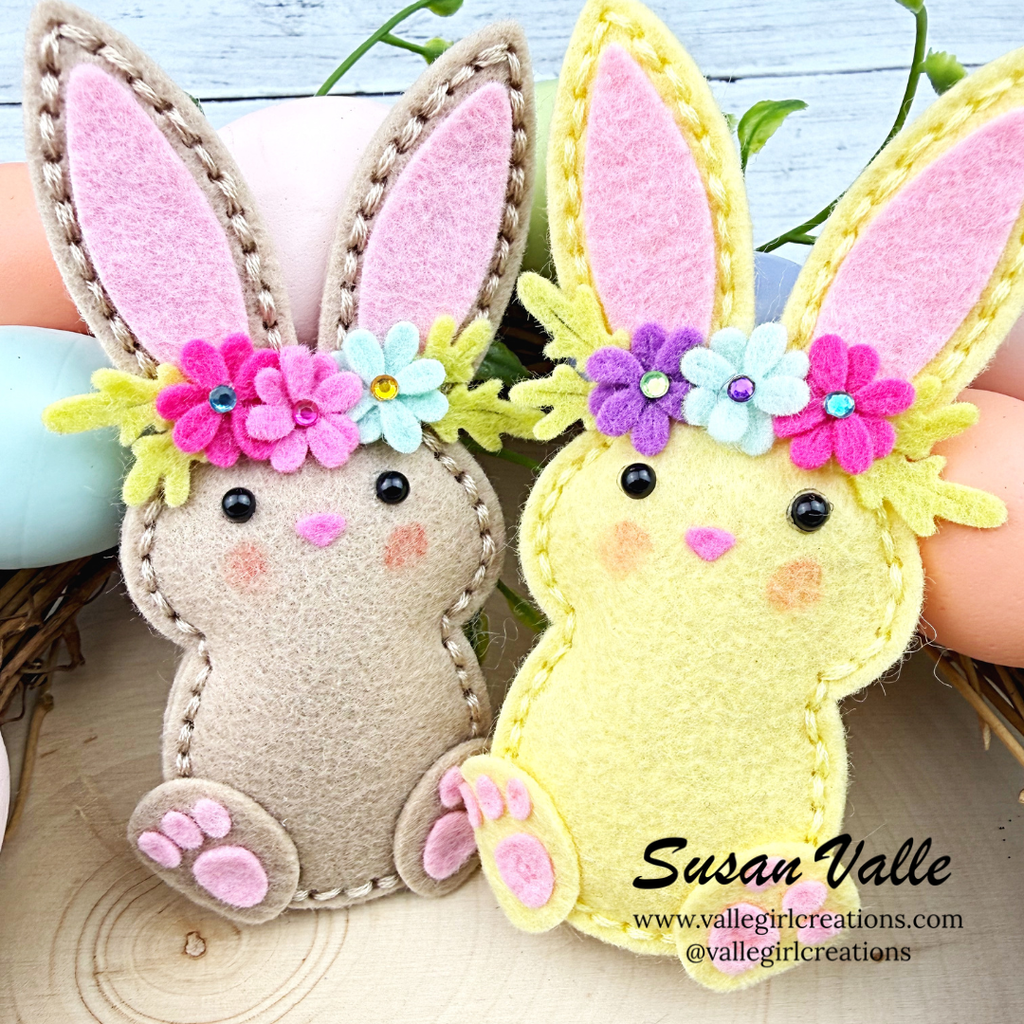 Simon Says Stamp Stitching Bunny Wafer Dies s1111 Beautiful Moments Felt Bunnies | color-code:ALT03