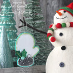 Simon Says Stamp Stitching Holly and Berries Wafer Dies s1101 DieCember Holiday Tag